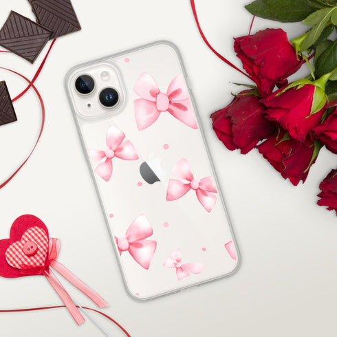 Coquette Pink Bow iPhone Case | Clear Case for iPhone®